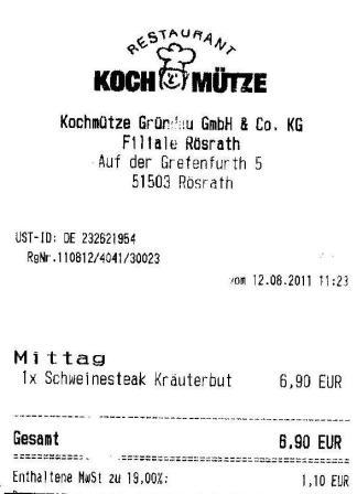 psie Hffner Kochmtze Restaurant
